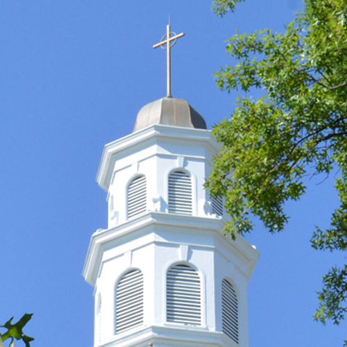Cupola atop a building on the Molloy University campus