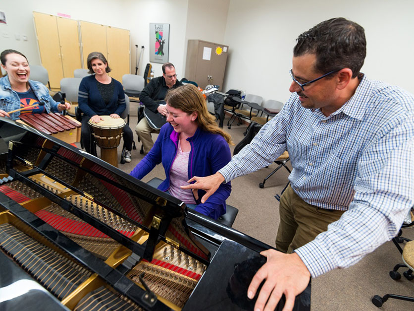 Music therapy piano