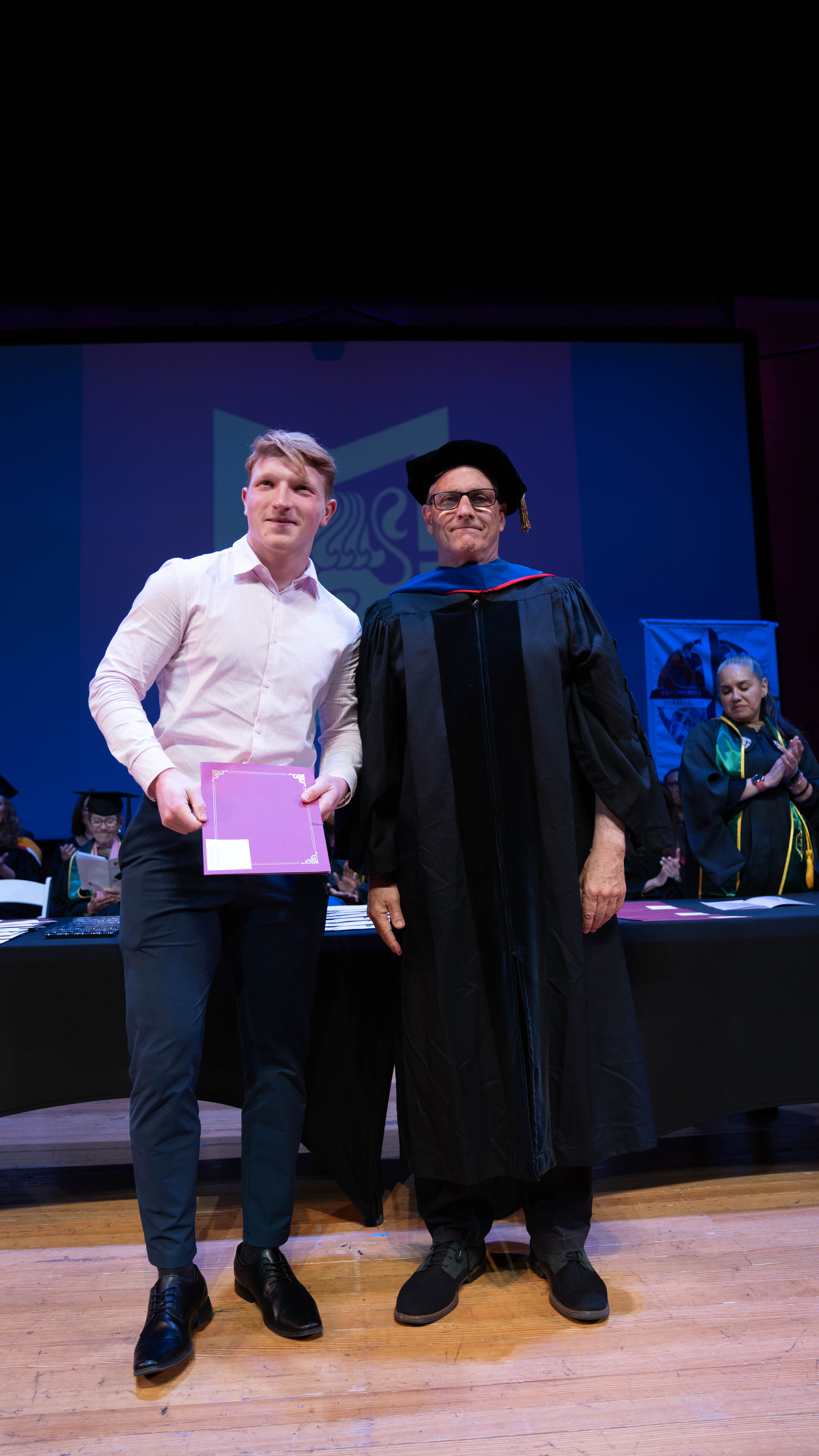 Konrad Maciejny and Prof. Bruce Haller