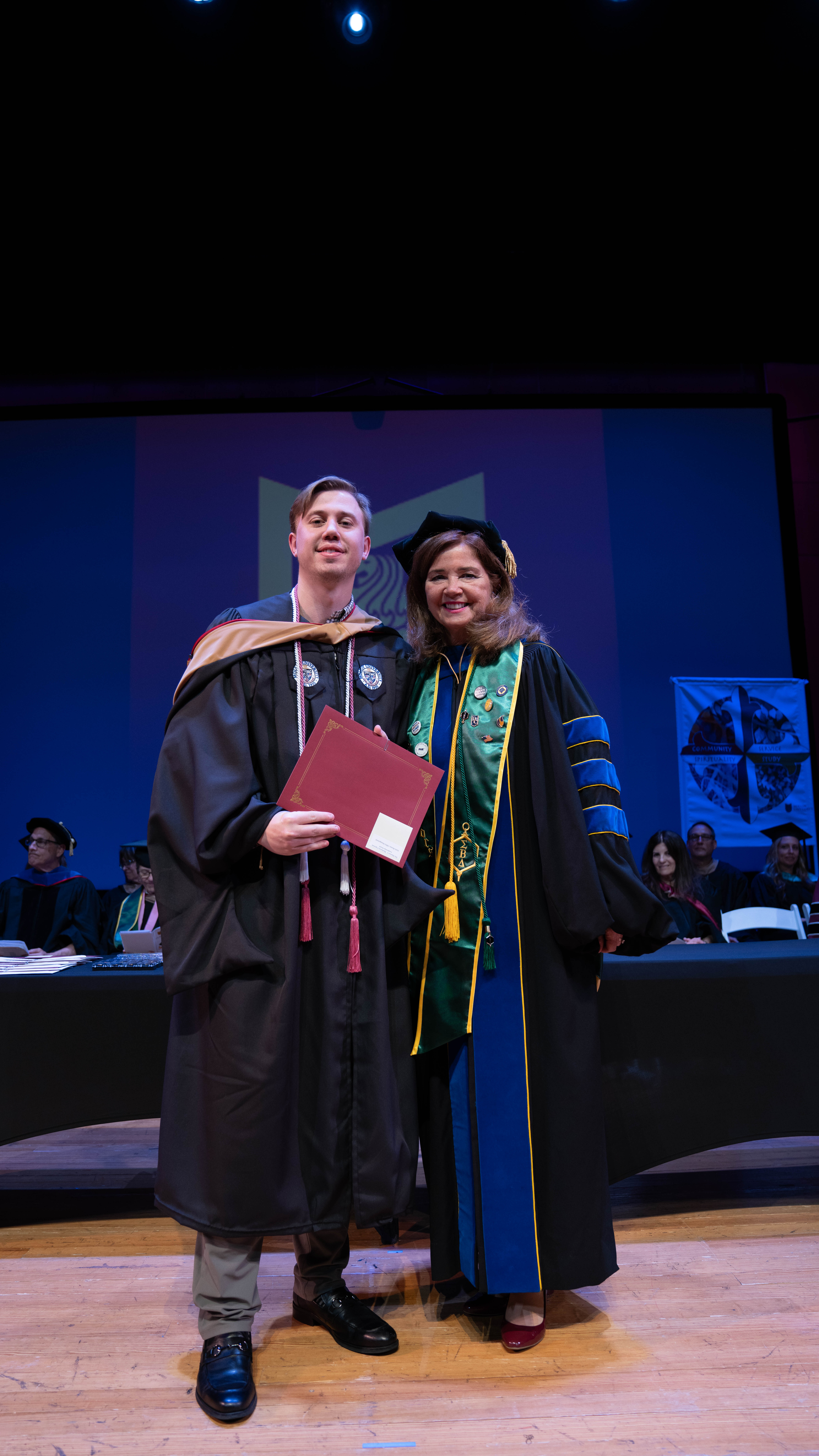 Justin Renner with Maureen Mackenzie-Ruppel