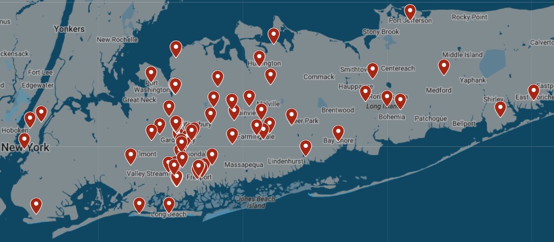 Molloy University Capstone Client Map