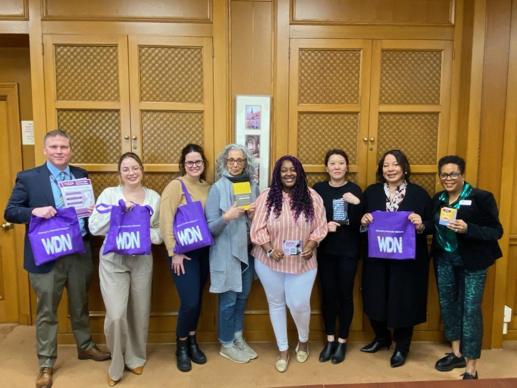 Molloy University School of Business project team with members of the Women's Diversity Network 