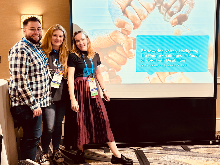 Faculty at the ACES conference in Philadelphia in 2025