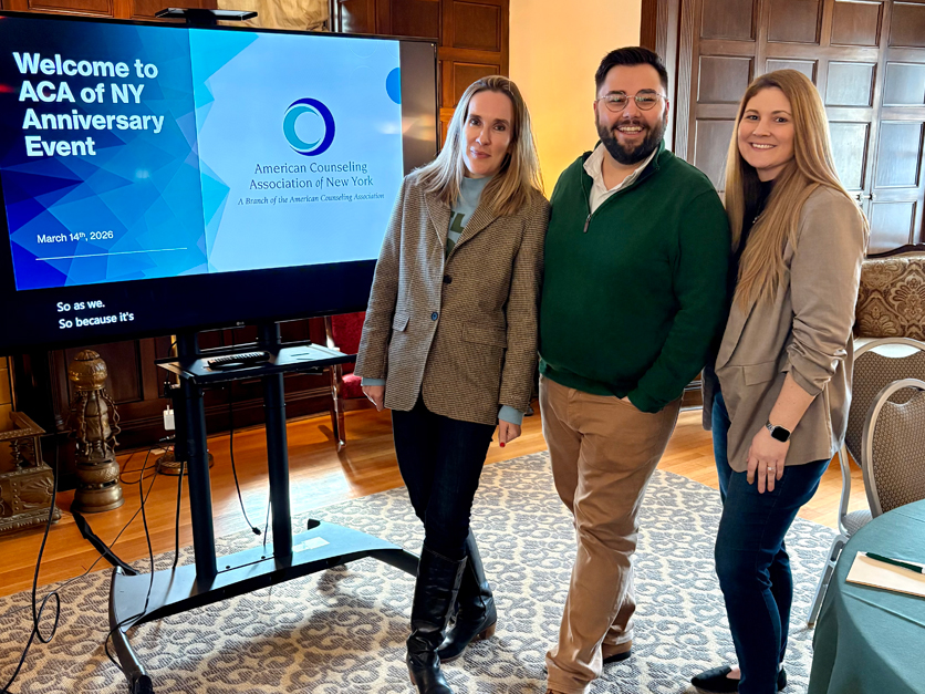 Drs. Brady, Blanchard, and Varkonyi at the annual ACA of NY Anniversary Event in March 2026