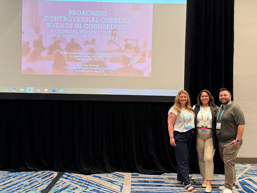 Faculty presenting at the ACA conference in Orlando in 2025
