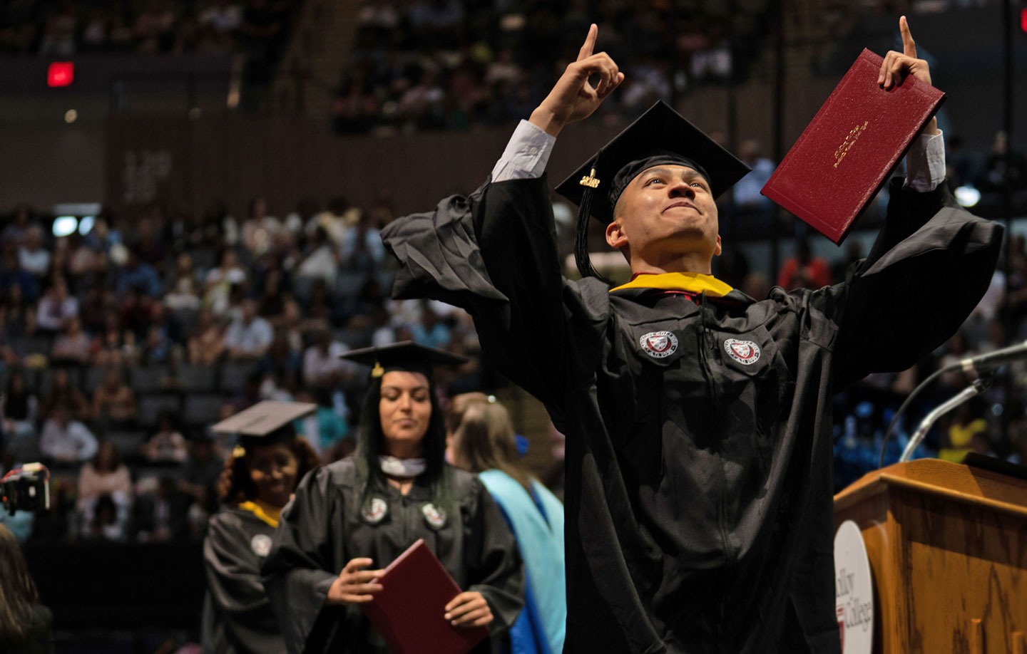 Molloy University student at Commencement