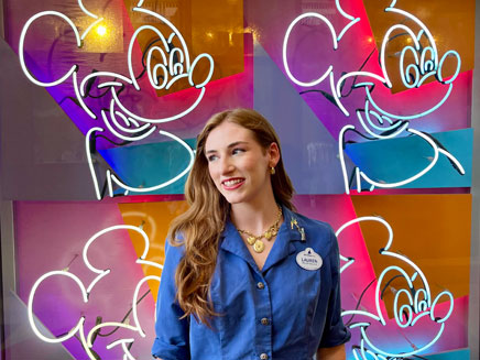 Lauren Kelly interning at Disney's college program