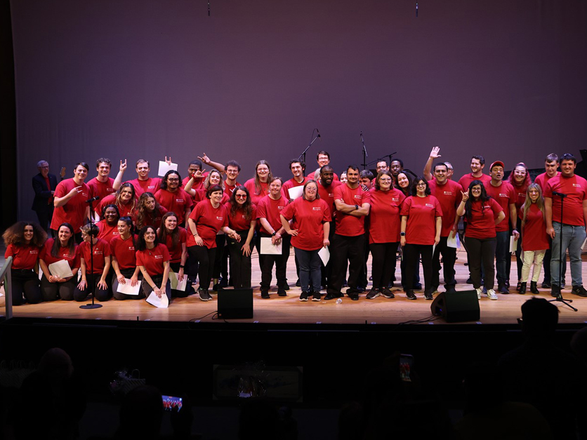 Group of Molloy University students at the Unity for Diversity event