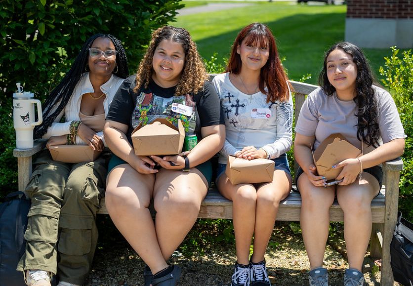 Incoming students at orientation 2024