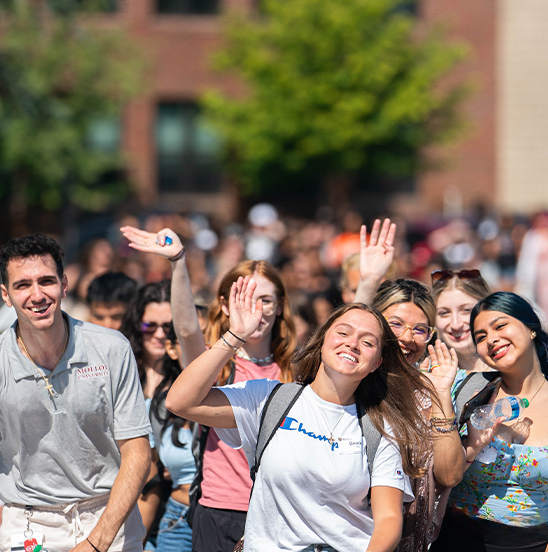 Students at New Student Orientation