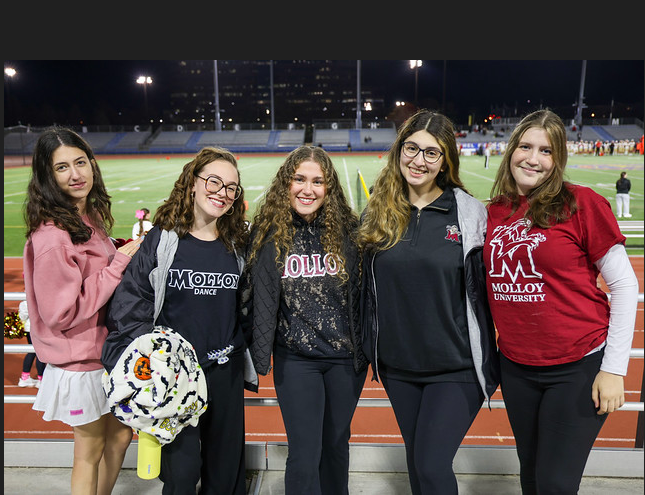 students at game