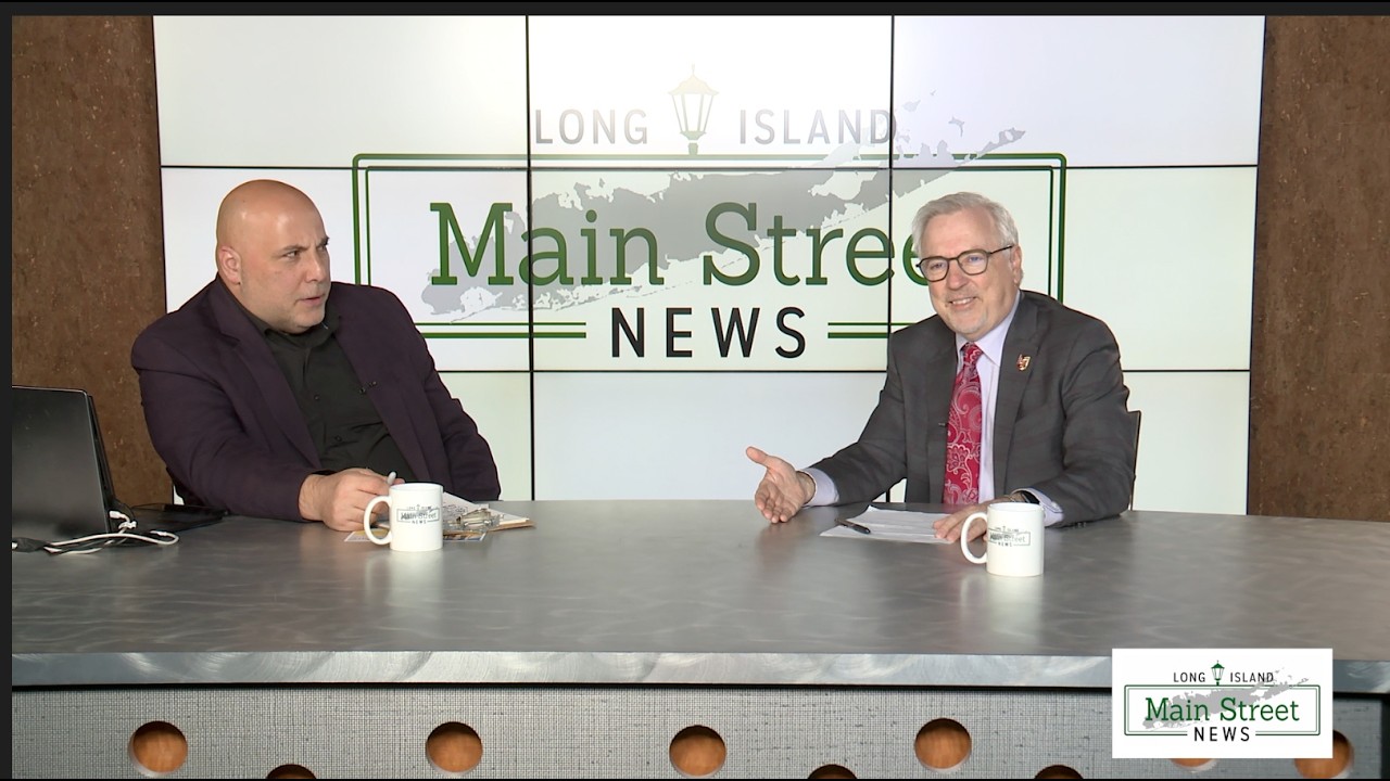 Eric Alexander interviewing President James Lentini