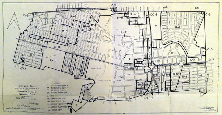 Garden City zoning map