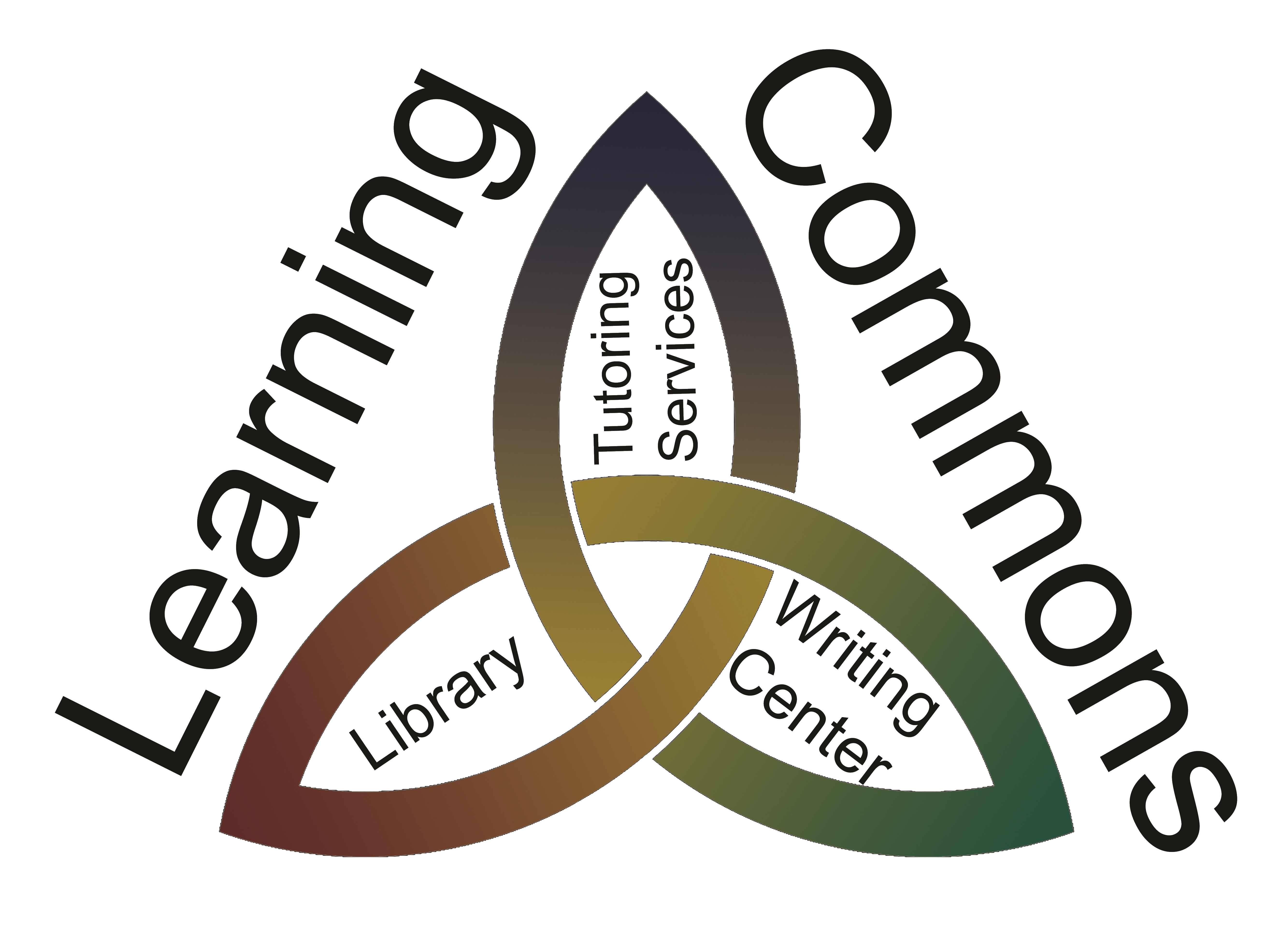 Learning Commons logo trinity knot