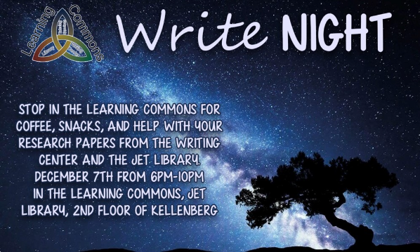 write night advert
