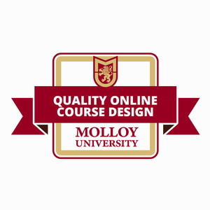 Molloy University, Office of Blended and Online Learning, Quality Online Course Design Badge