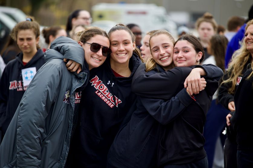 Group of student athletes