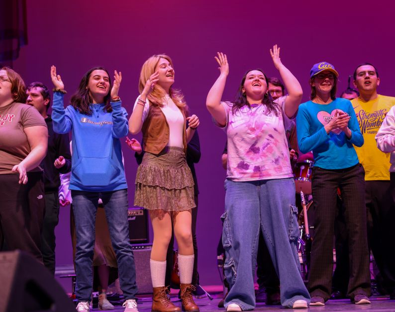 students singing together at Unity Through Diversity