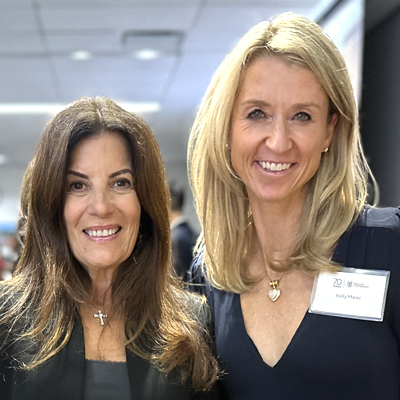 Kelly Maier, Career Success Coach with her colleague in the School of Business