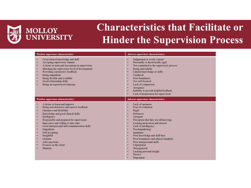 Clinical Supervisor Training Gallery Slide 21