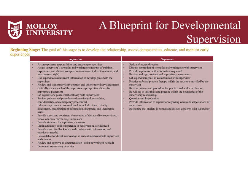 Clinical Supervisor Training Gallery Slide 27