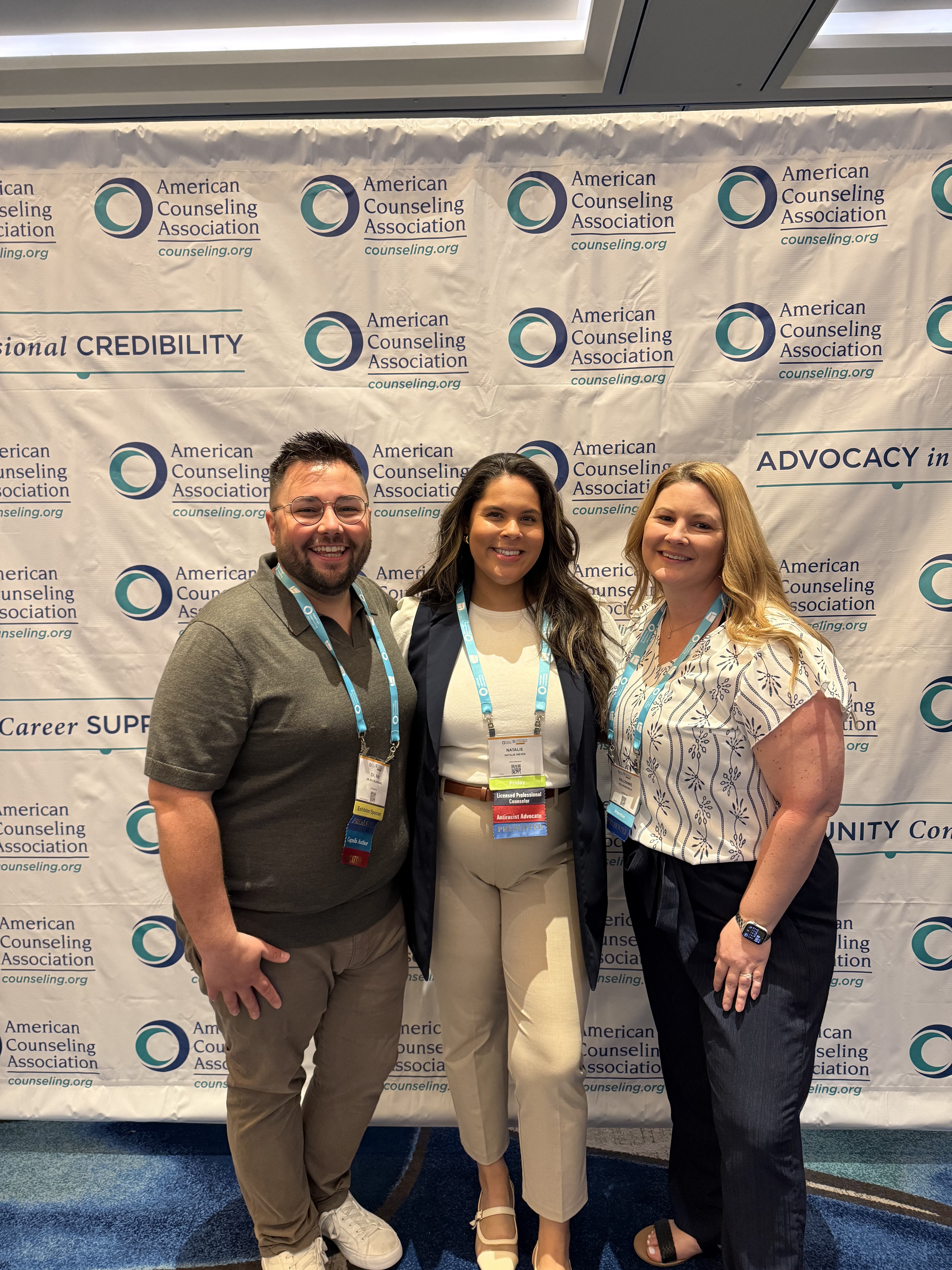 Faculty at the ACA conference in Orlando in 2025