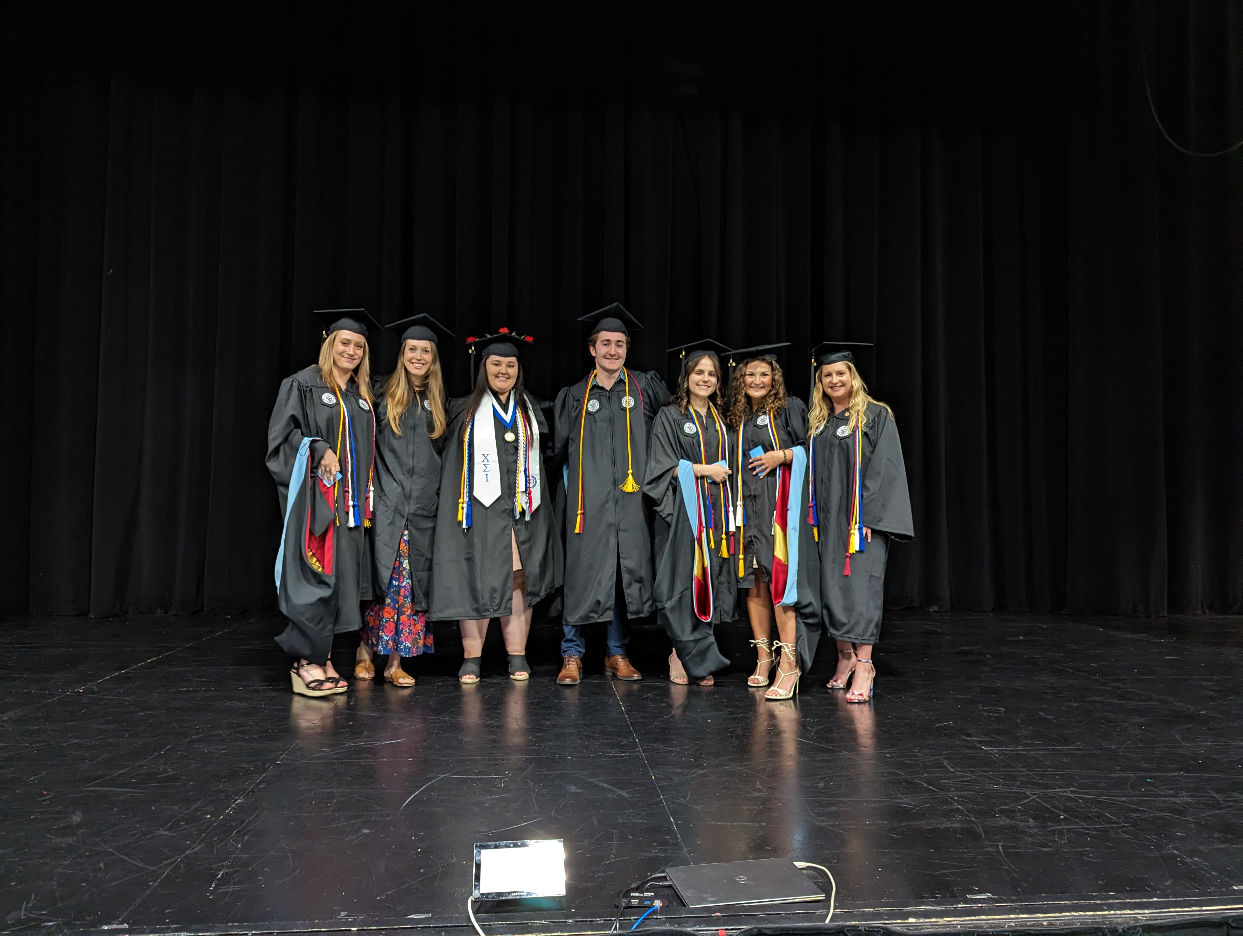 Students at graduation