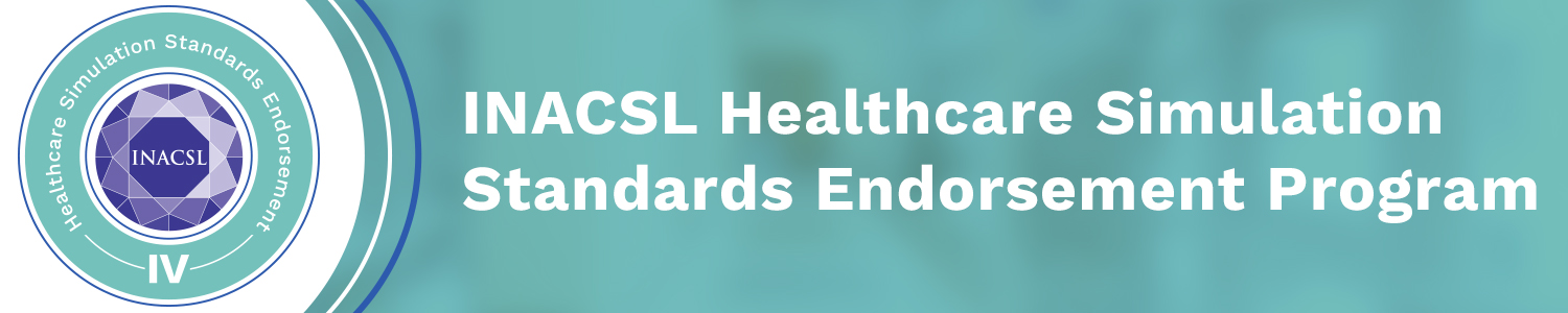 Logo for INACSL Healthcare Simulation Standards Endorsement Program